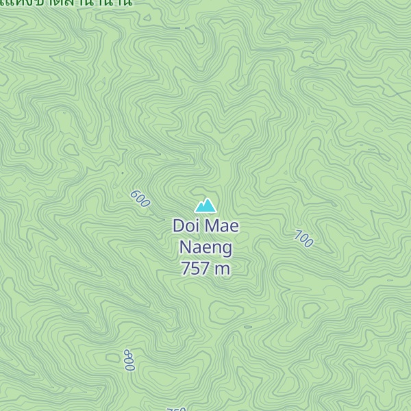 Map of Doi Mae Naeng