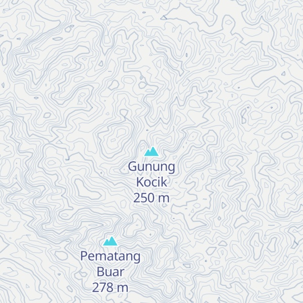 Map of Gunung Kocik