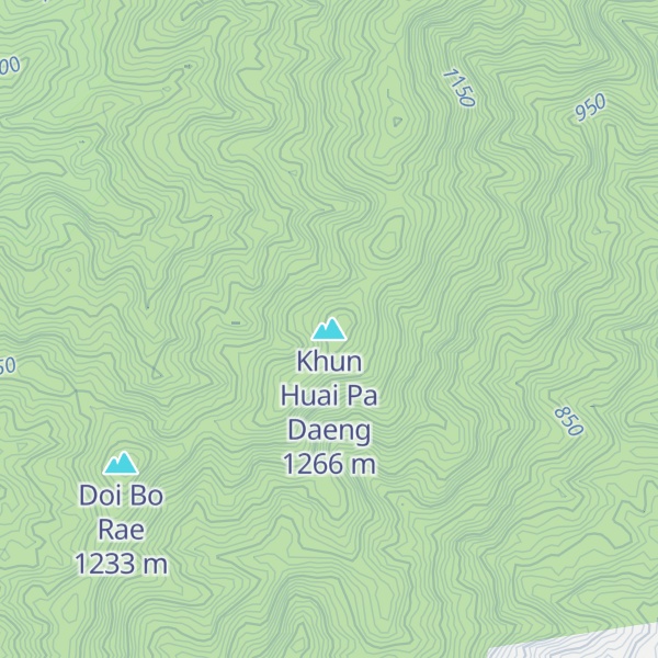 Map of Khun Huai Pa Daeng