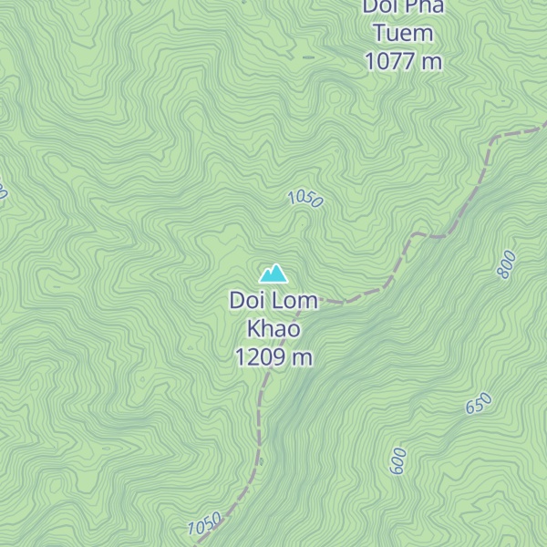 Map of Doi Lom Khao