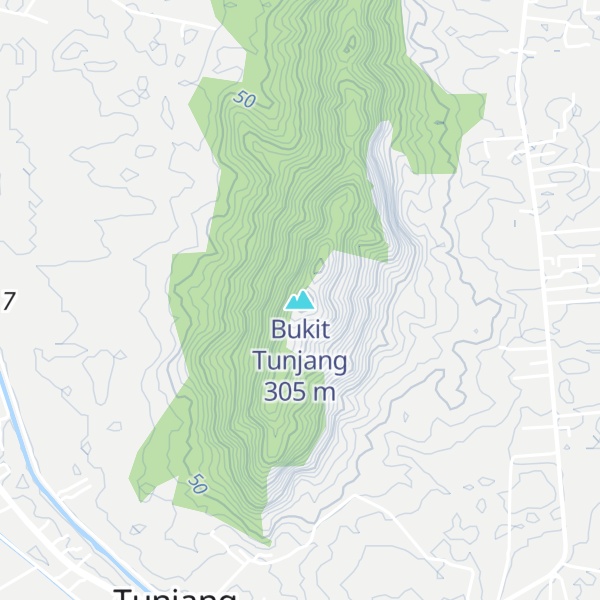 Map of Bukit Tunjang