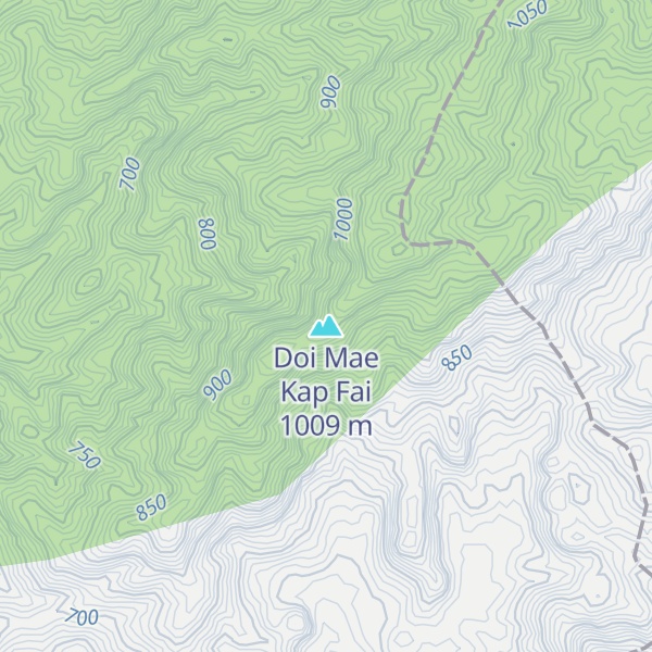 Map of Doi Mae Kap Fai