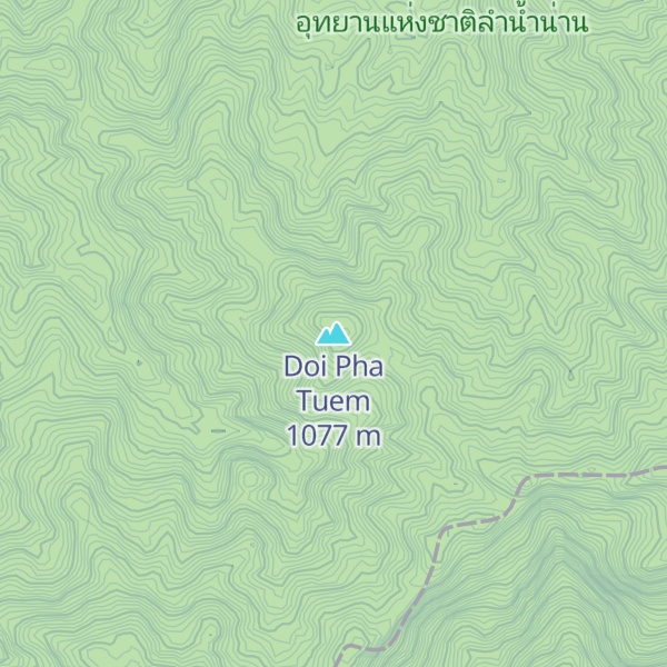 Map of Doi Pha Tuem