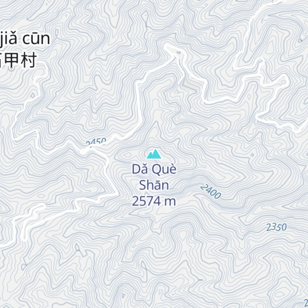 Map of Dǎ Què Shān