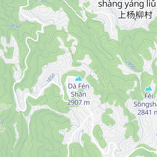 Map of Dà Fén Shān