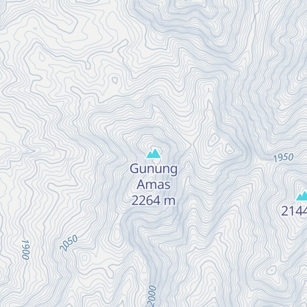 Map of Gunung Amas