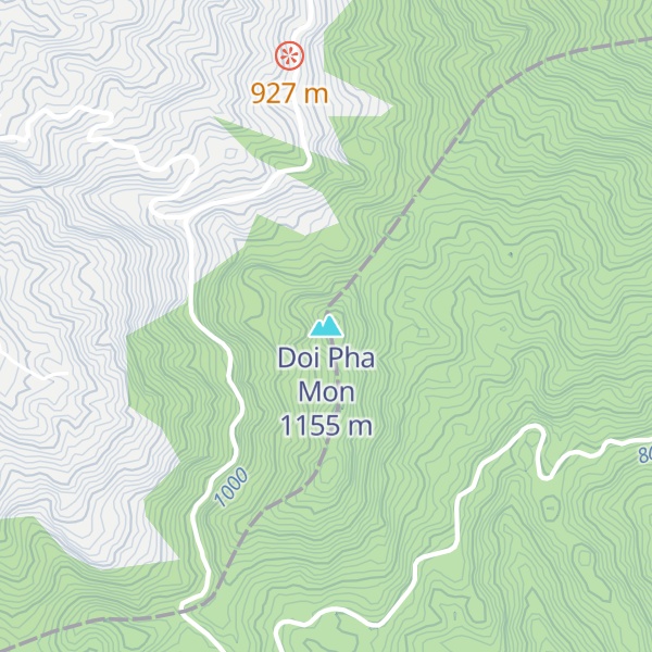 Map of Doi Pha Mon