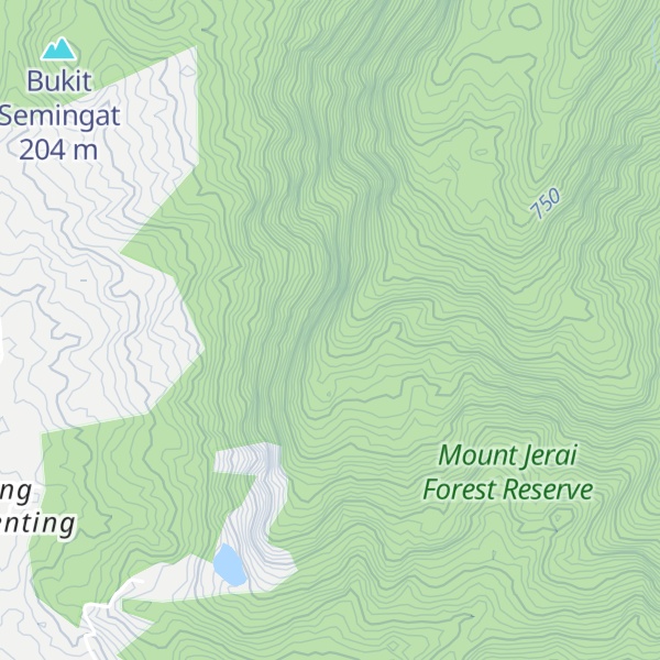 Map of Bukit Penyengat