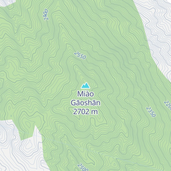 Map of Miào Gāoshān