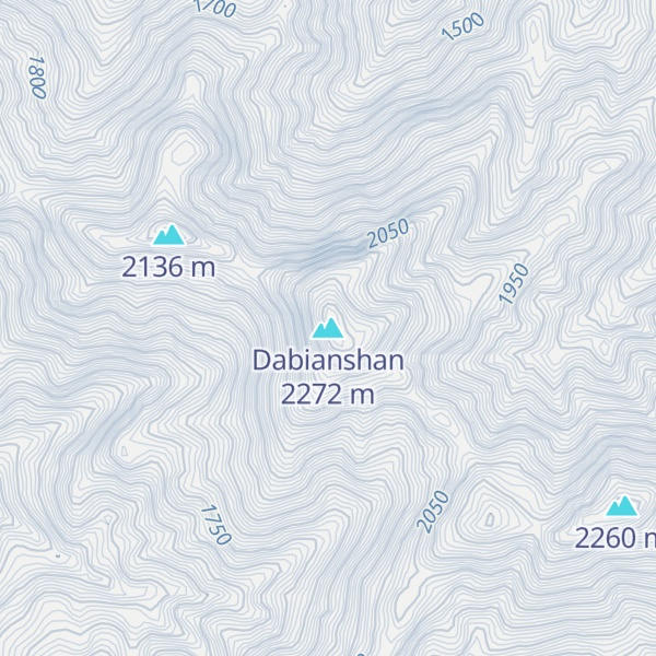 Map of Dabianshan