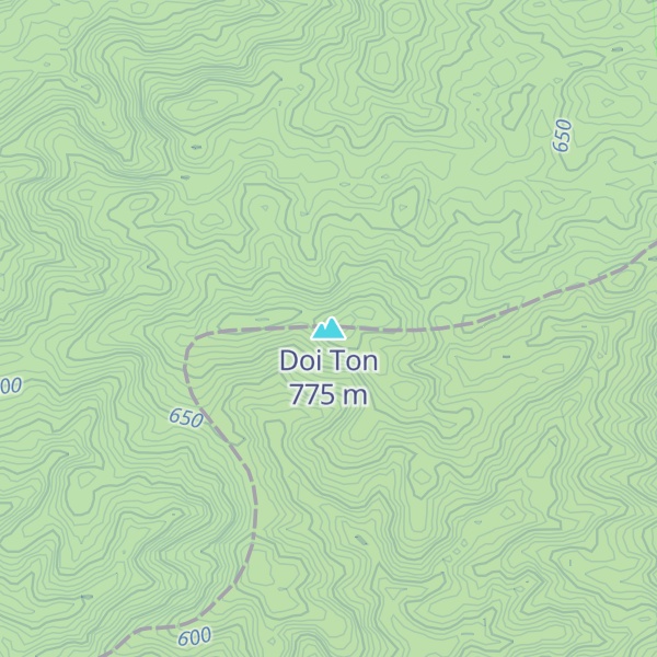 Map of Doi Ton