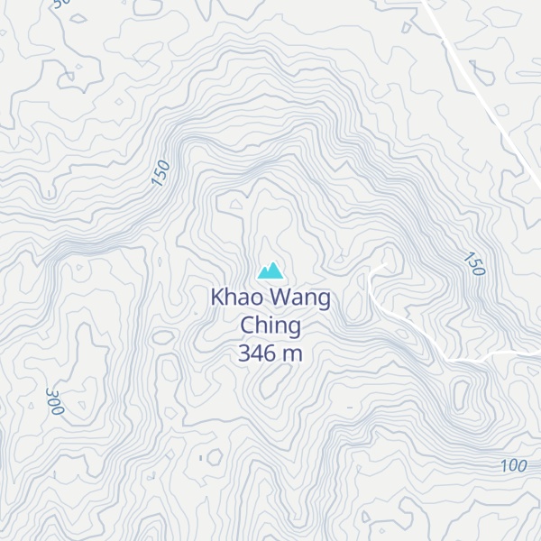 Map of Khao Wang Ching