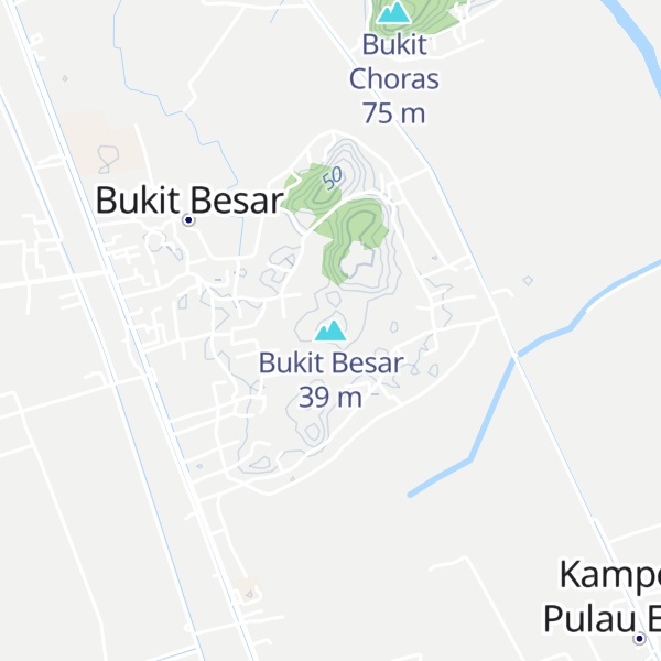 Map of Bukit Besar