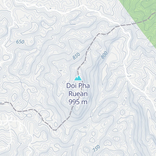 Map of Doi Pha Ruean