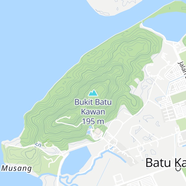 Map of Bukit Batu Kawan