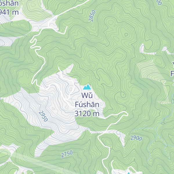 Map of Wǔ Fúshān