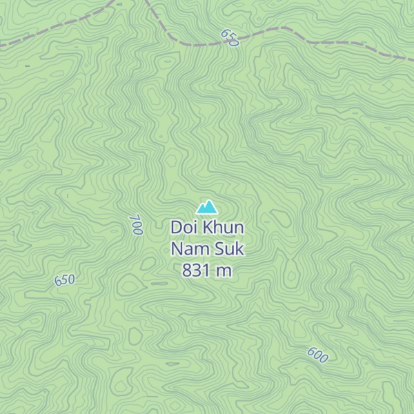 Map of Doi Khun Nam Suk