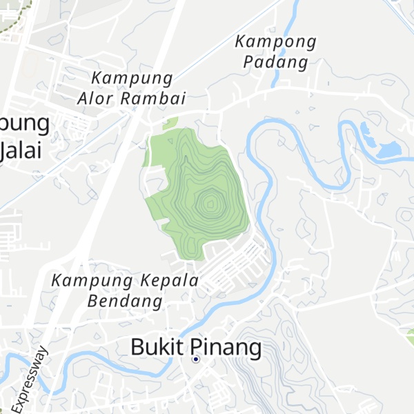 Map of Bukit Tinggi