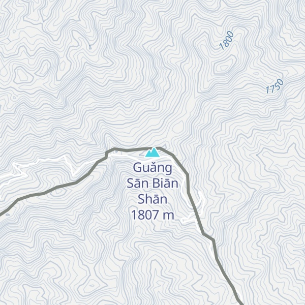 Map of Guǎng Sān Biān Shān