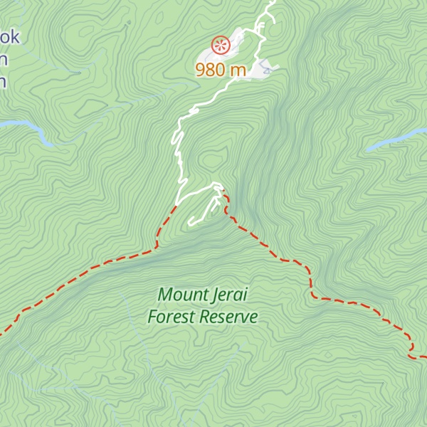 Map of Gunung Jerai