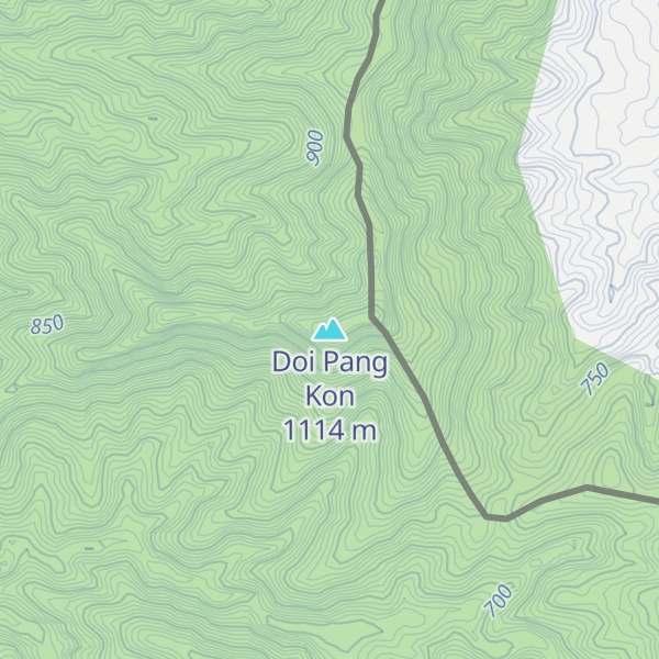 Map of Doi Pang Kon
