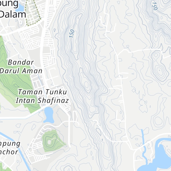 Map of Bukit Mengkuang