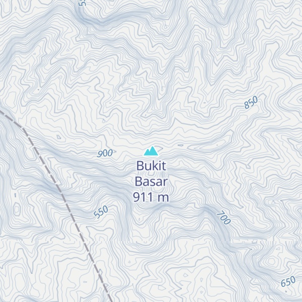 Map of Bukit Basar