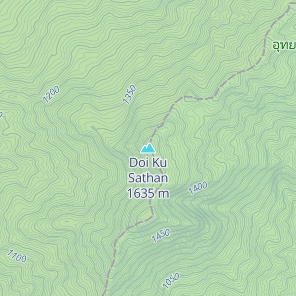 Map of Doi Ku Sathan