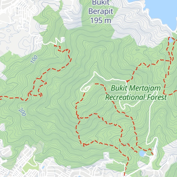 Map of Bukit Mertajam