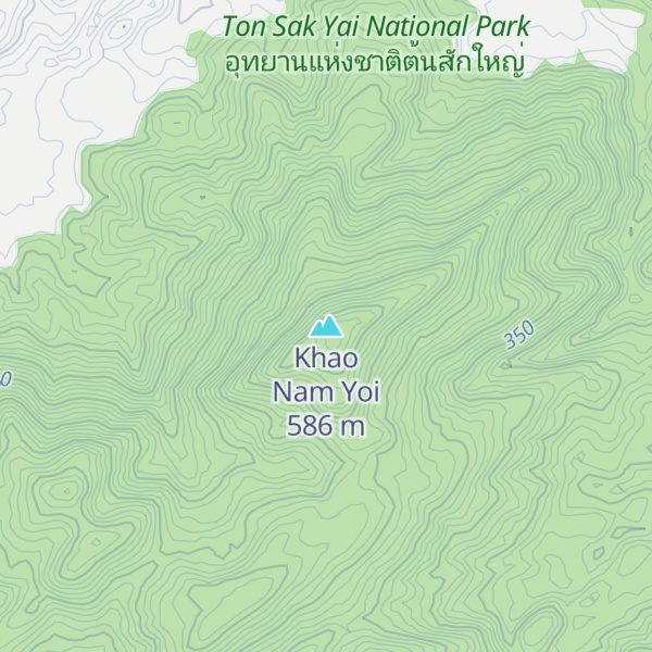 Map of Khao Nam Yoi