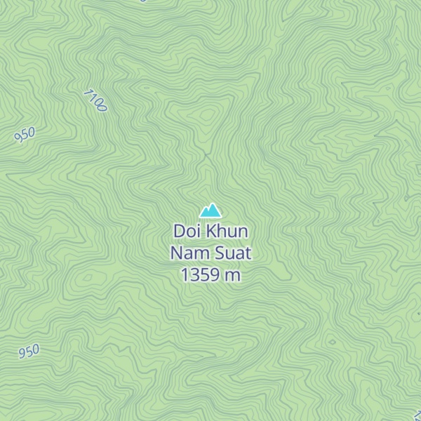 Map of Doi Khun Nam Suat