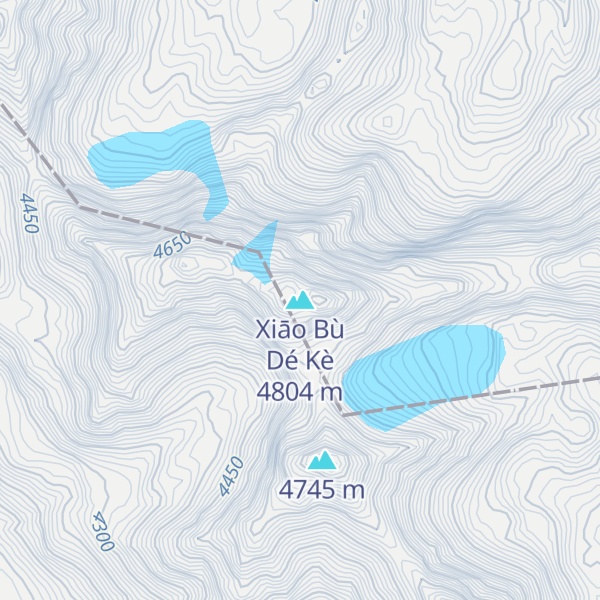 Map of Xiāo Bù Dé Kè