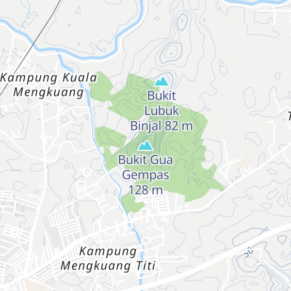Map of Bukit Gua Gempas