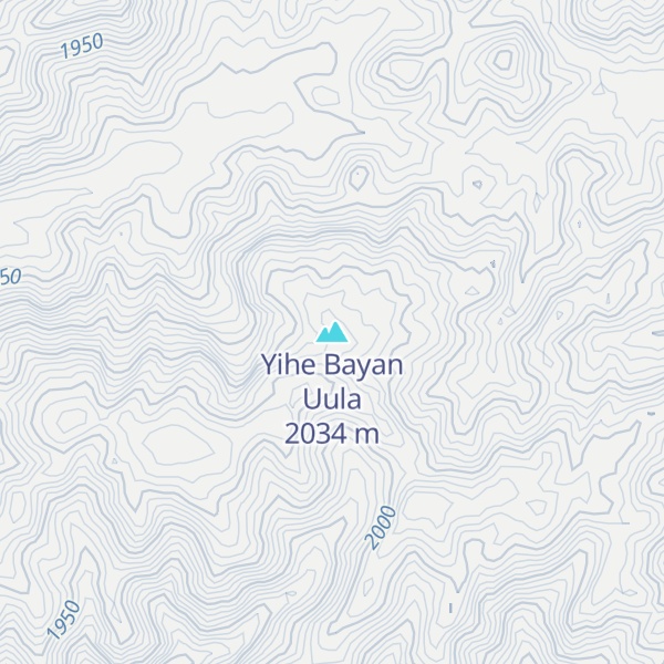 Map of Yihe Bayan Uula