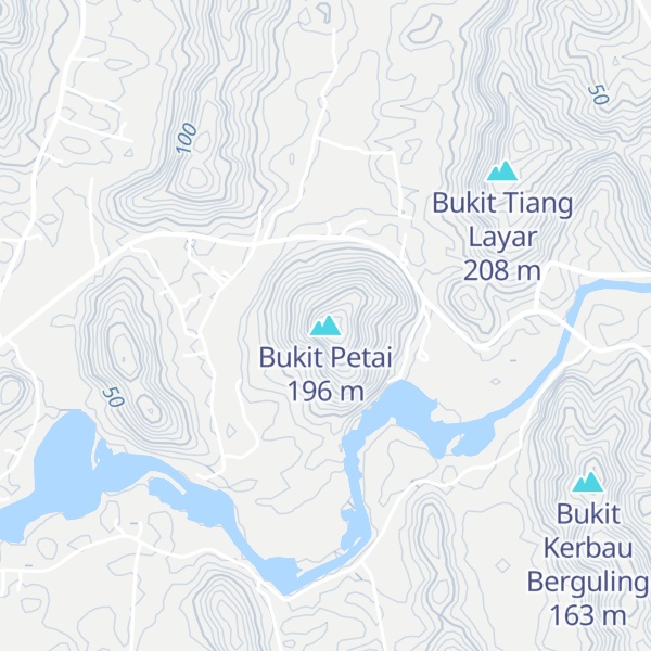 Map of Bukit Petai