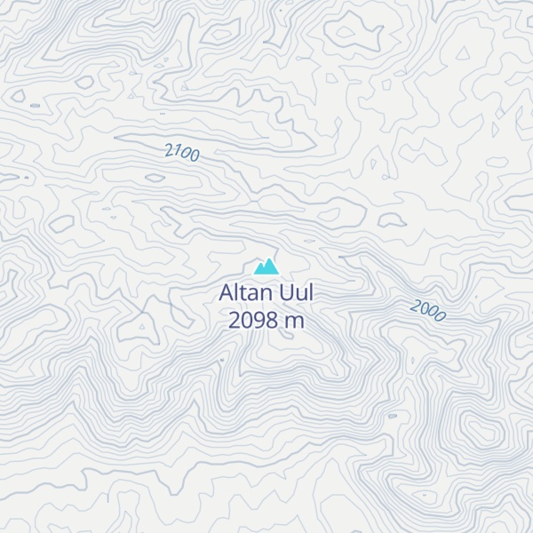 Map of Altan Uul