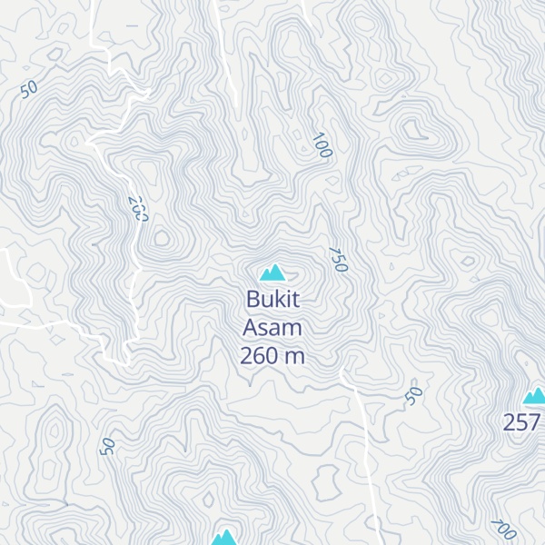 Map of Bukit Asam