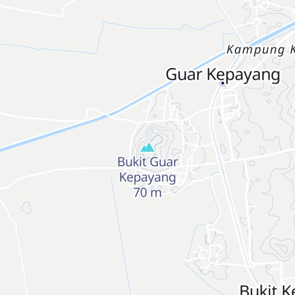 Map of Bukit Guar Kepayang