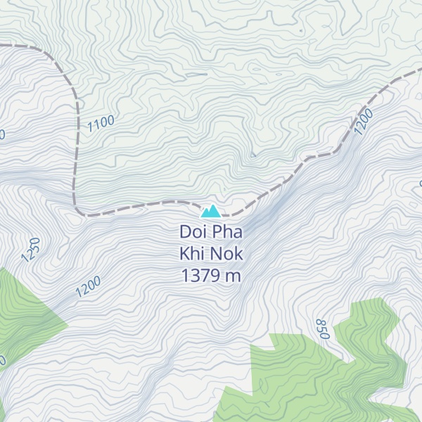 Map of Doi Pha Khi Nok