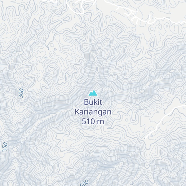 Map of Bukit Kariangan