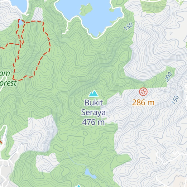 Map of Bukit Seraya