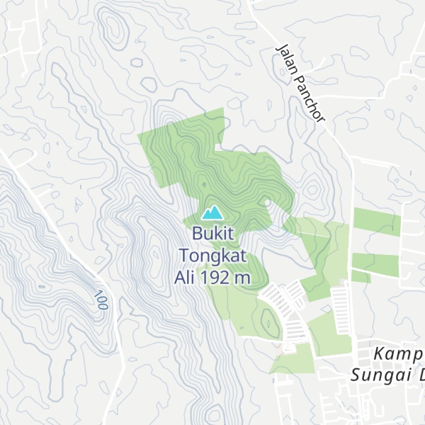 Map of Bukit Tongkat Ali