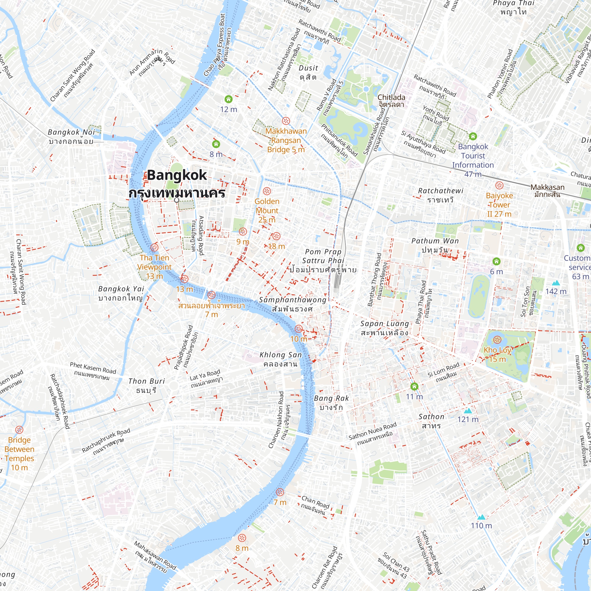 Chata boutique hotel map