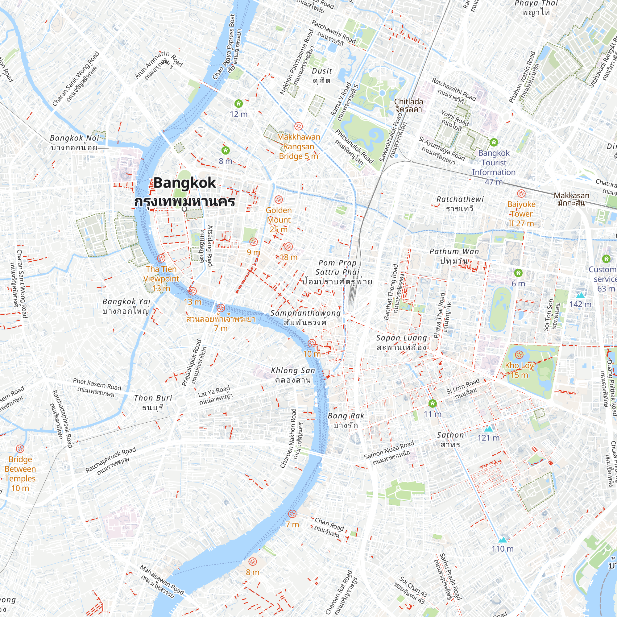 Chata boutique hotel map
