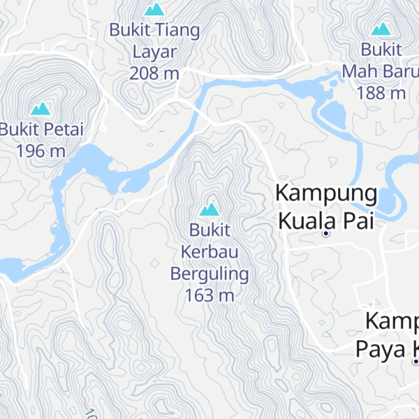 Map of Bukit Kerbau Berguling