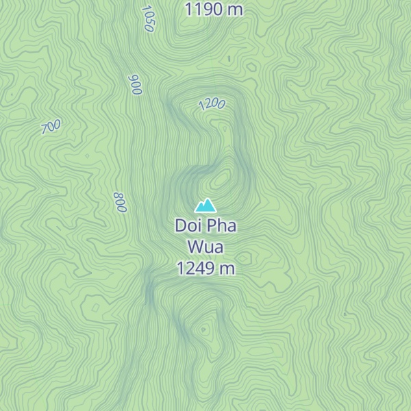 Map of Doi Pha Wua