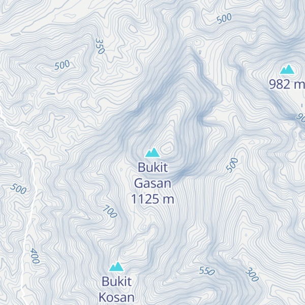 Map of Bukit Gasan