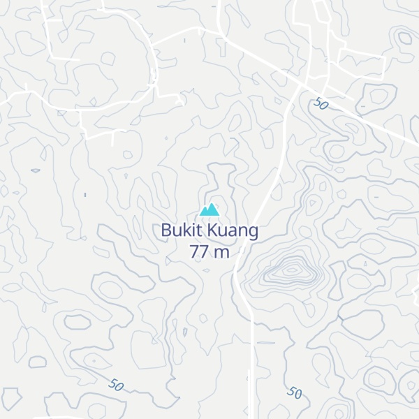 Map of Bukit Kuang