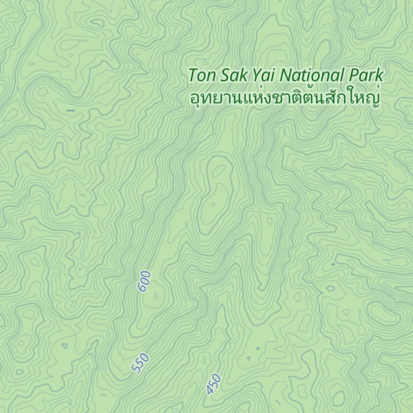 Map of Khao Chi Fa