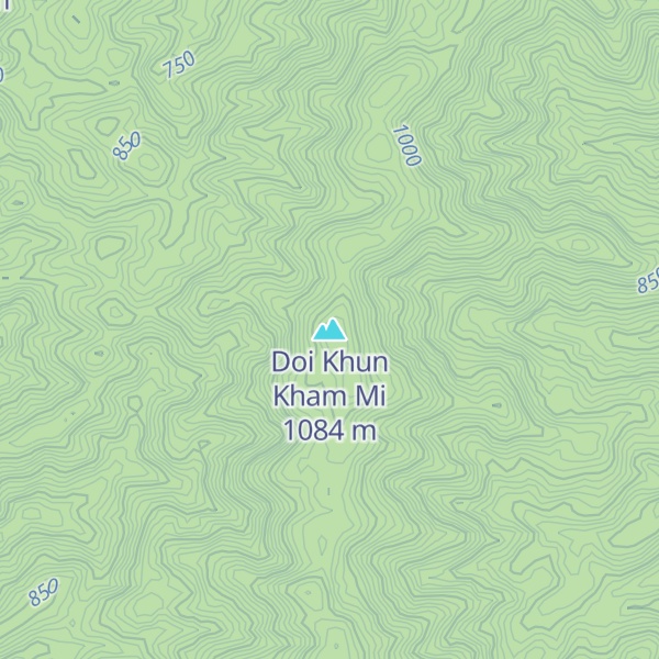 Map of Doi Khun Kham Mi